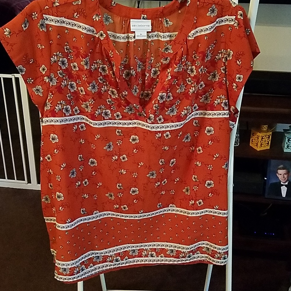 Liz Claiborne peasant blouse